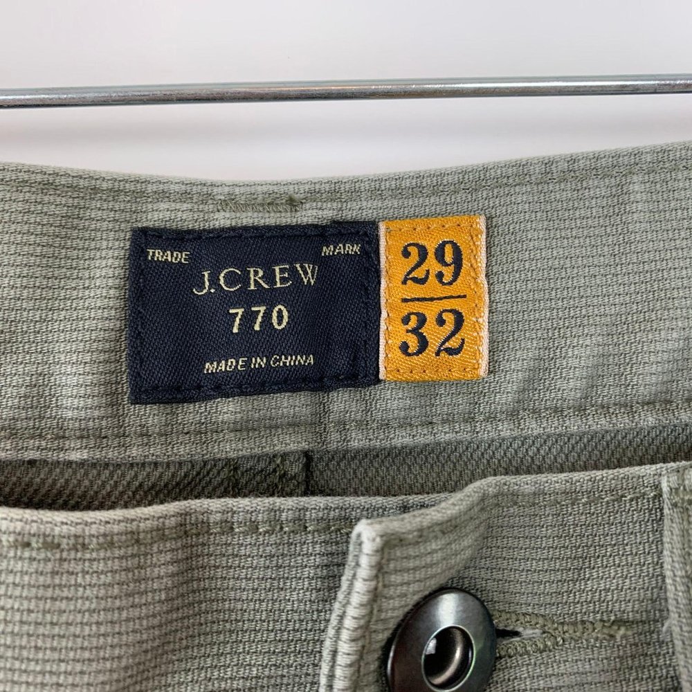 J Crew 770 Bedford Cord Pants 29 x 32 Straight Fit - Picture 3 of 8